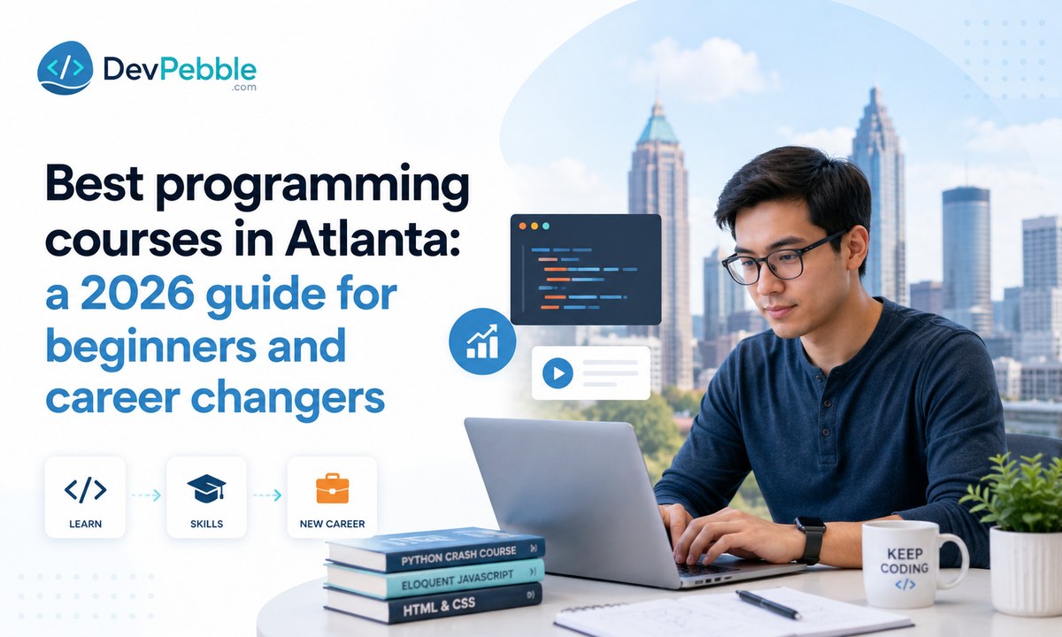 Best programming courses in Atlanta — a 2026 guide for beginners and career changers comparing bootcamps, technical colleges, university certificates, and tuition-free training on curriculum, cost, and career support.