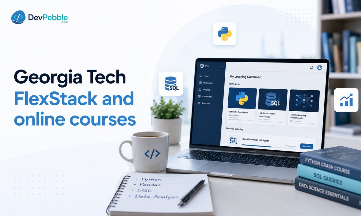 Georgia Tech FlexStack and online courses — live, online stackable certificates in Python Fundamentals, SQL Fundamentals, data modeling, and Python AI Principles from Georgia Tech Professional Education.