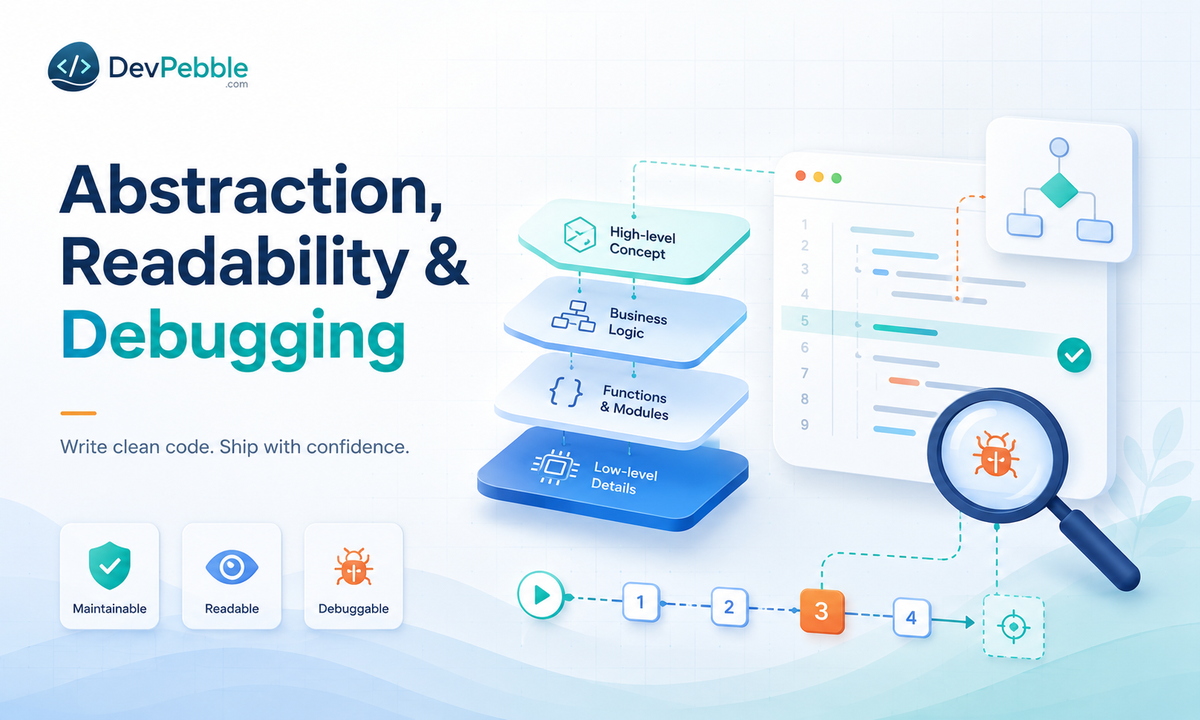 Abstraction, readability, and debugging in imperative vs declarative programming — inspectable local steps versus code that reads closer to the problem but shifts debugging into an engine.