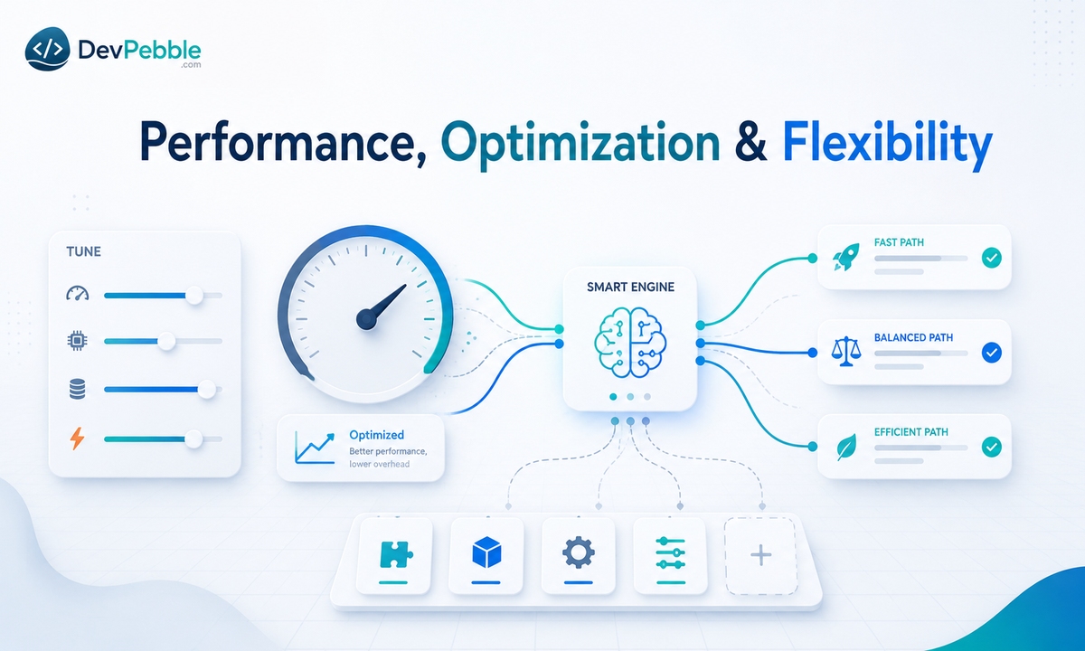 Performance, optimization, and flexibility in imperative vs declarative programming — manual control over allocation and iteration versus an optimizer with more freedom to plan execution.