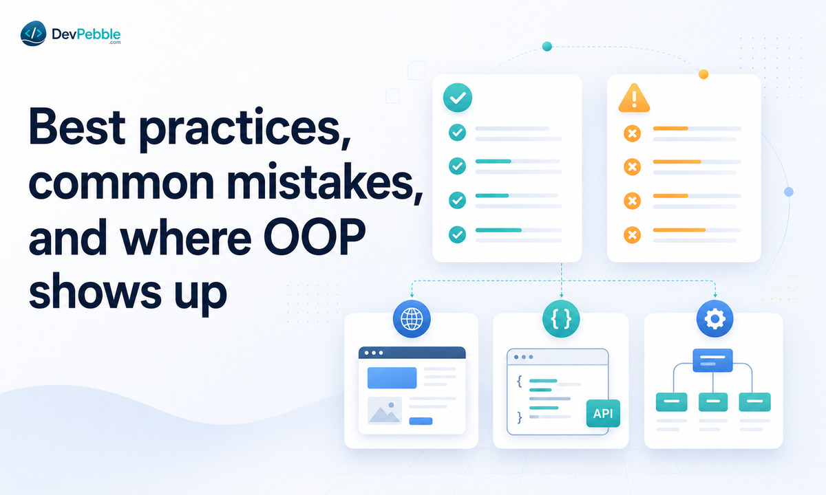 Best practices, common mistakes, and where object-oriented programming shows up in real Python projects like Django, Flask, and Pandas.