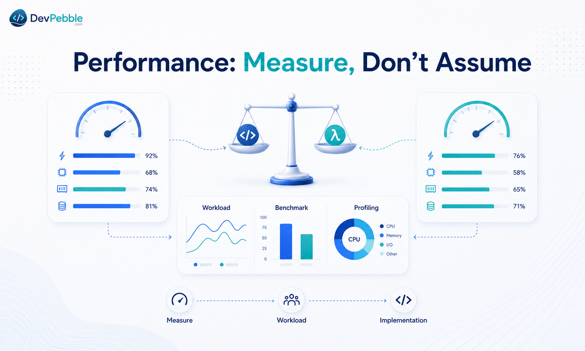 Performance in procedural vs functional programming — neither paradigm is universally faster; measure against a realistic workload instead of assuming a loop or a pipeline wins.