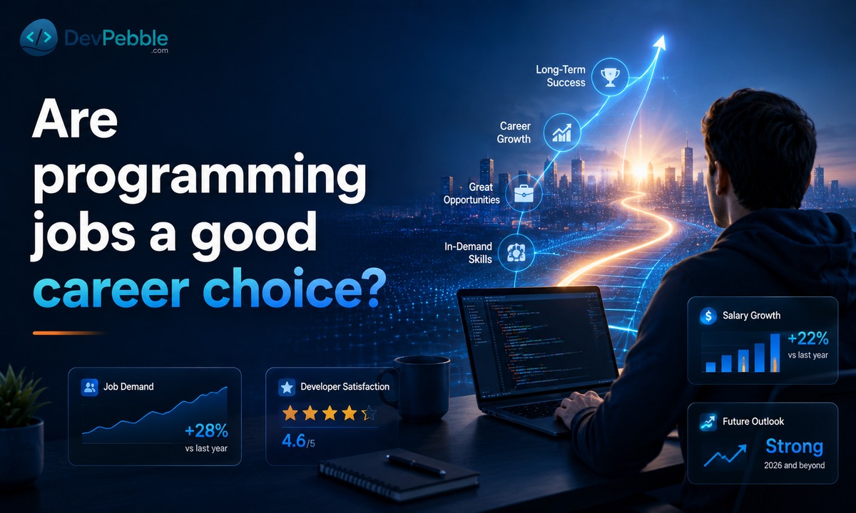 Are programming jobs a good career choice — a developer planning a focused path in 2026 as long-term demand for building and maintaining software keeps growing.