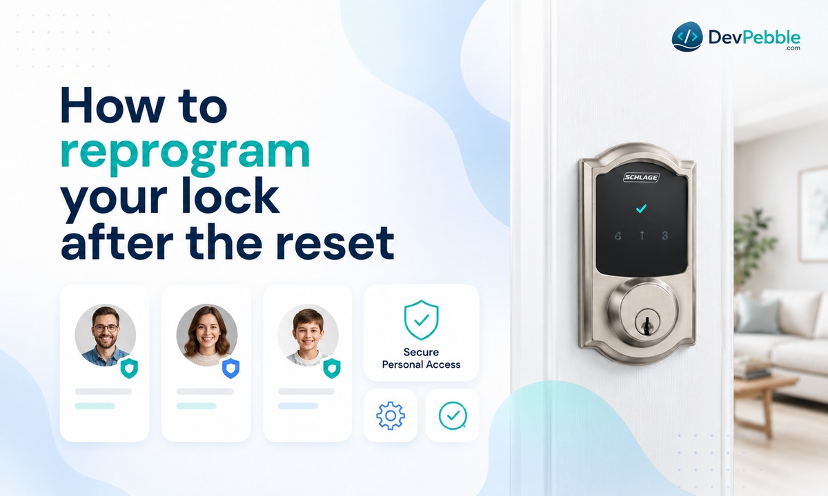 How to reprogram your lock after the reset — entering the default programming code, adding new four-digit user codes, and changing the factory programming code to something only you know.