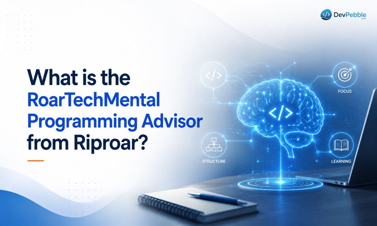 What is the RoarTechMental Programming Advisor from Riproar — a conceptual framework that pairs the technical side of coding with the mental side, managing cognitive load and conditioning a focused environment.